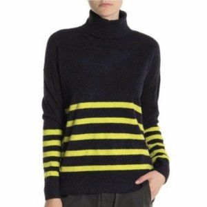 Vince Camuto Women's Stripped Turtleneck Sweater